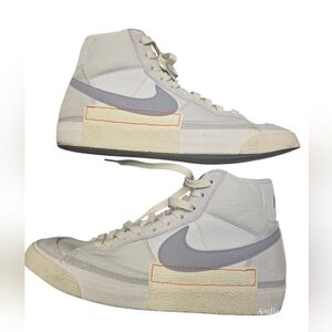 Nike Blazer Mid Pro Club Sneaker White/Cement Grey/Platinum Mens sz. 8.5 sz. 8.5